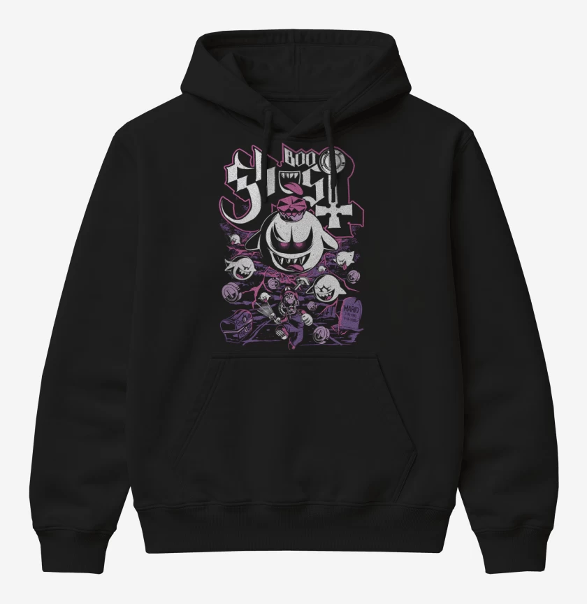 Poleron Canguro básico Boo Fantasma