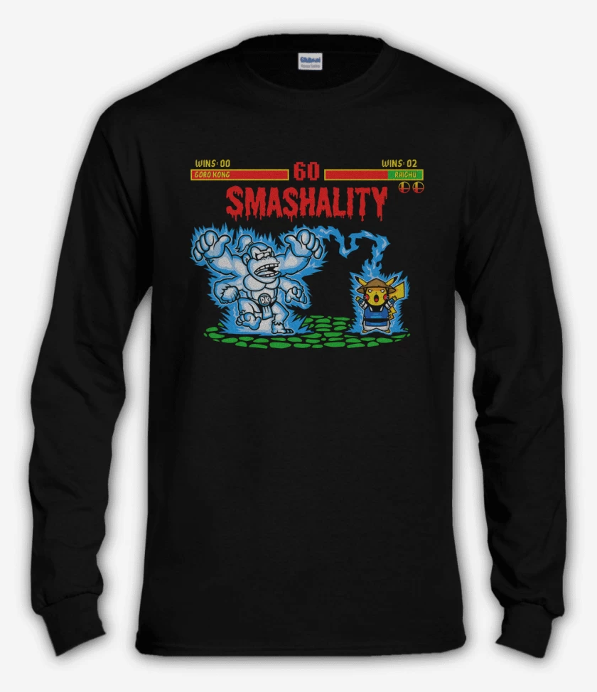 Polera manga larga Negro de Smashality