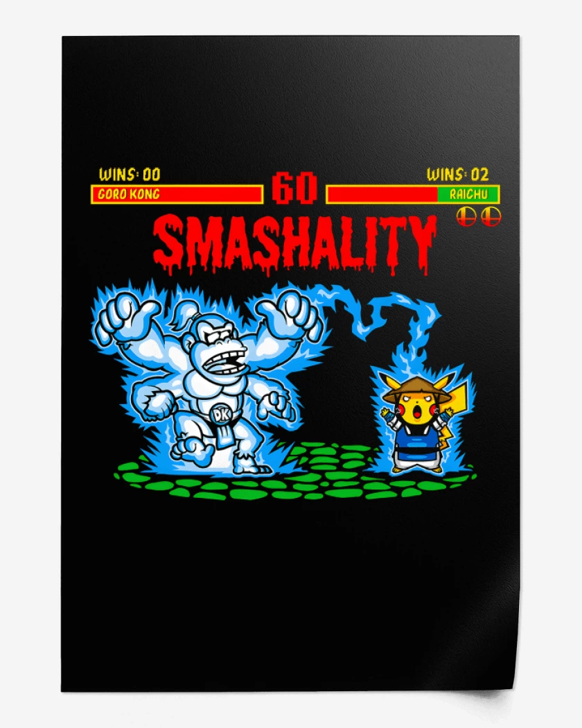 Print Negro de Smashality