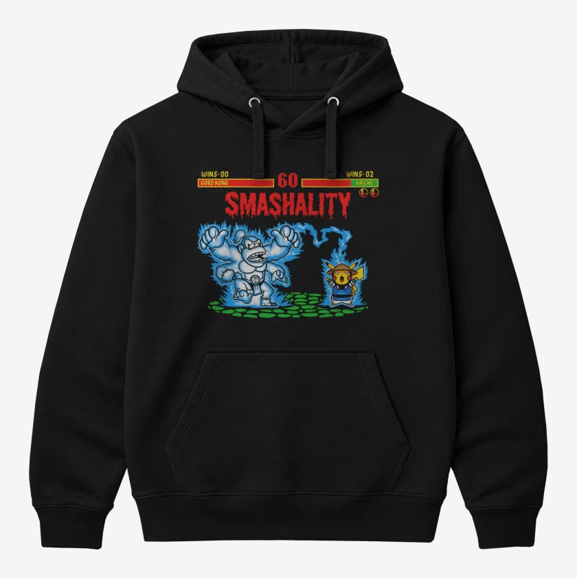 Polerón Canguro Negro de Smashality