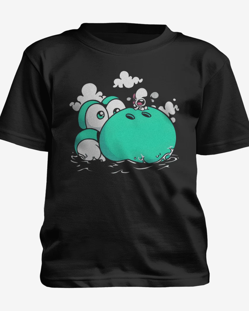 Polera de niño Negro de Dino Island