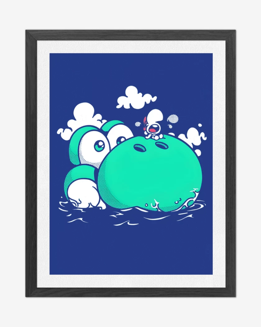 Cuadro decorativo Azul Rey de Dino Island
