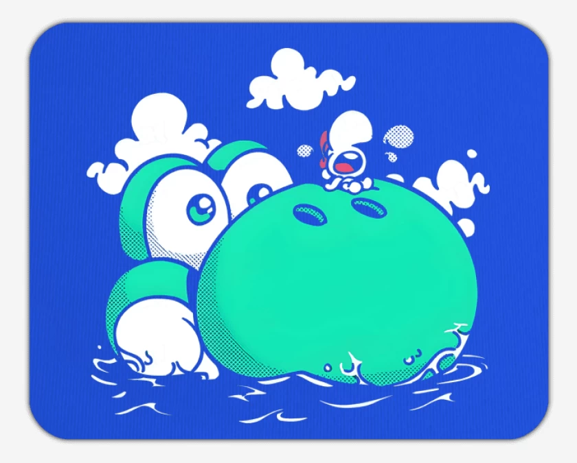 Mousepad Azul Rey de Dino Island