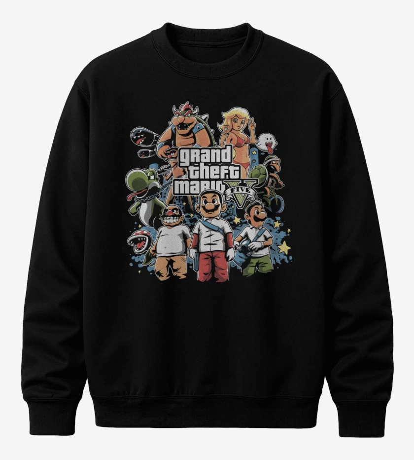 Poleron polo Grand Theft Bigote V