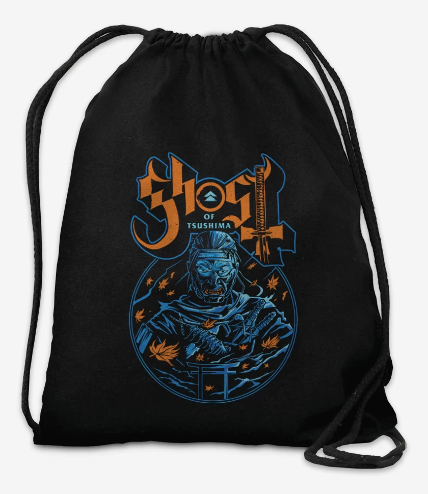 Mochila Negro de El Fantasma de Tsuhima