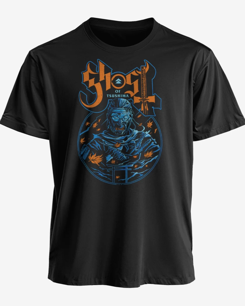 Polera premium Negro de El Fantasma de Tsuhima