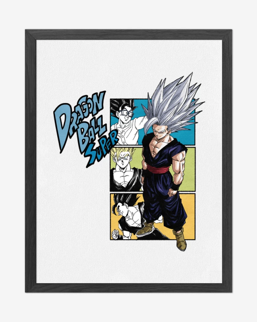 Cuadro decorativo Blanco de Gohan Modo Bestia