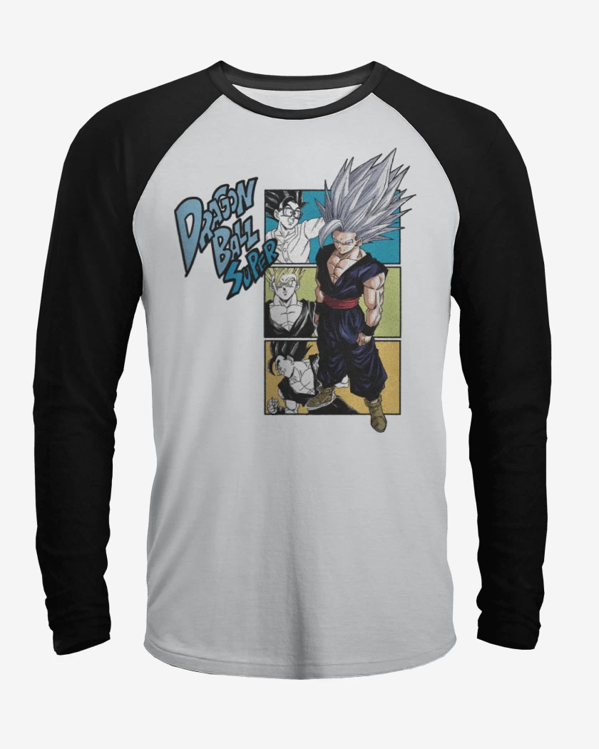 Polera Raglan Gohan Modo Bestia