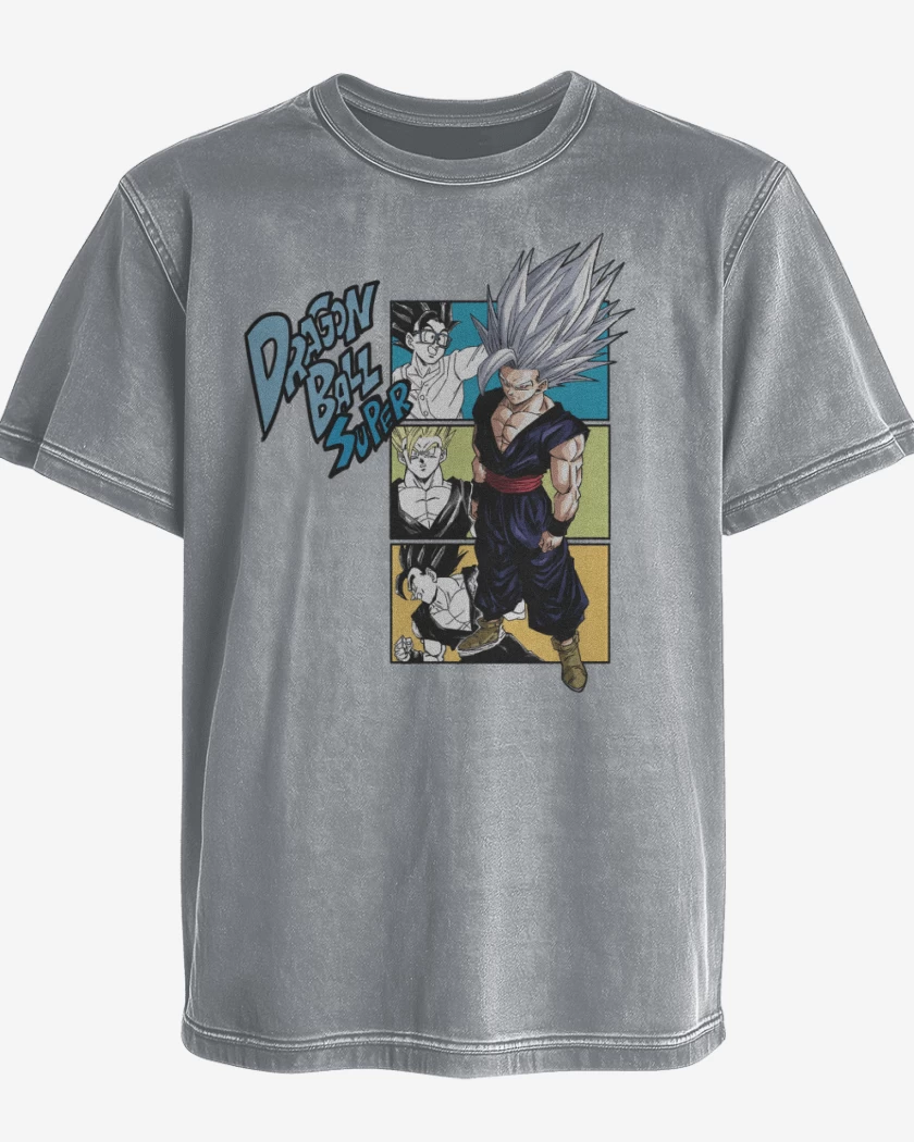 Polera desgastada Gohan Modo Bestia