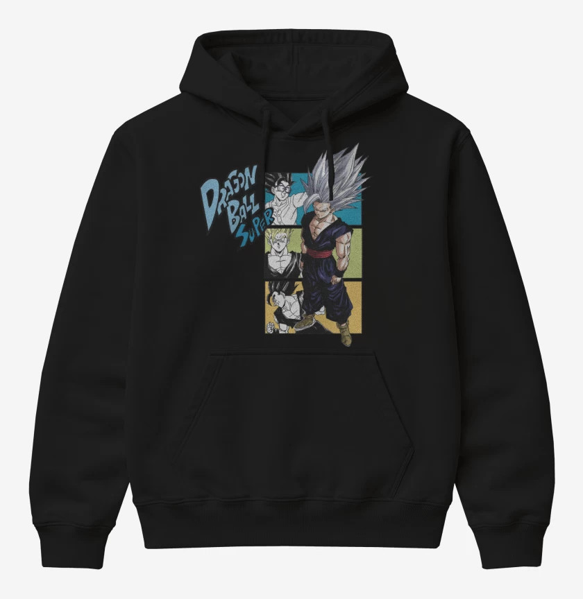Poleron Canguro básico Gohan Modo Bestia