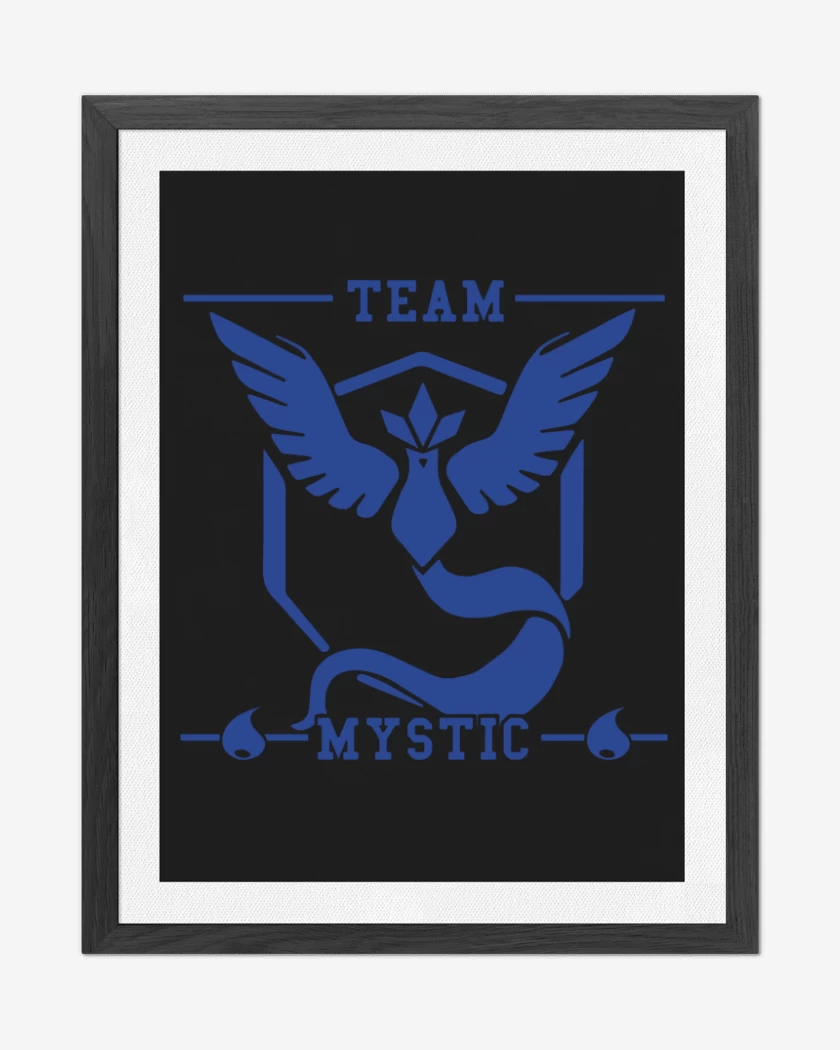 Cuadro decorativo Negro de Team Mystic