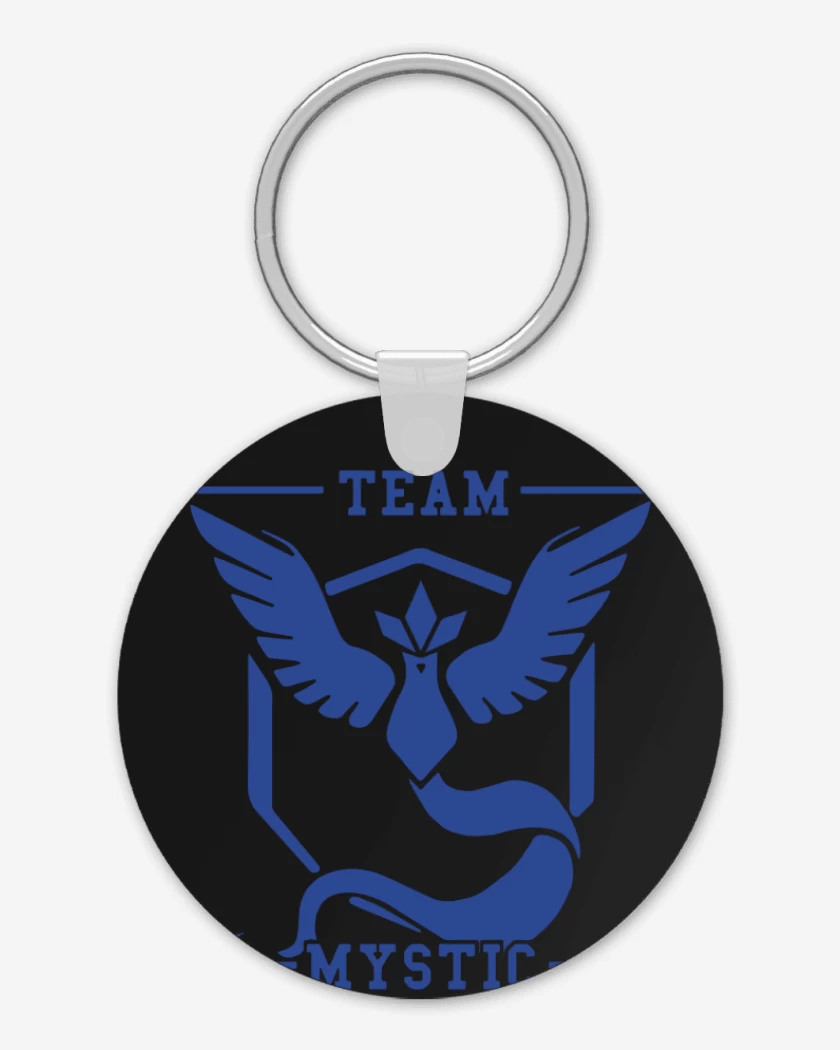 Llavero Negro de Team Mystic