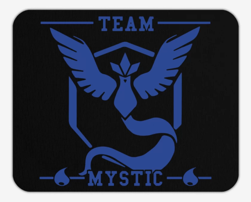 Mousepad Negro de Team Mystic