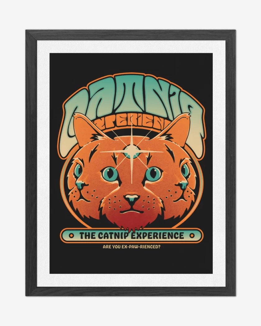 Cuadro decorativo The Catnip experience