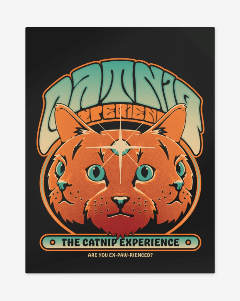 Print metalico Negro de The Catnip experience