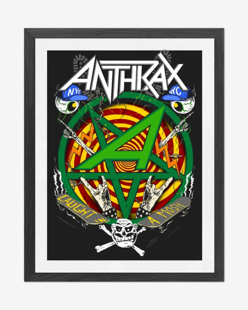 Cuadro decorativo Negro de Caught in a mosh
