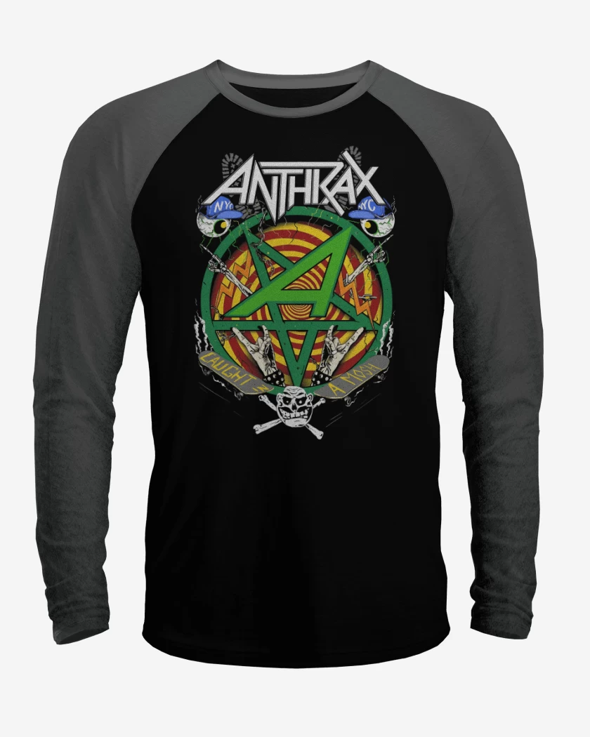 Polera Raglan Caught in a mosh