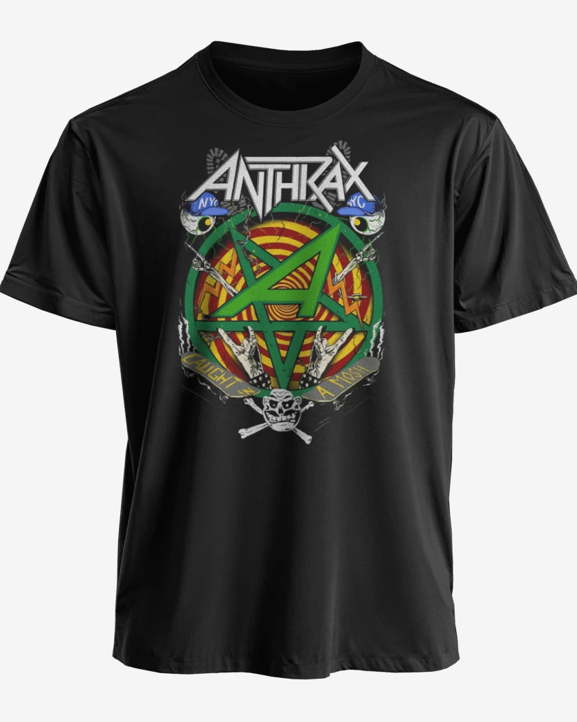 Polera premium Negro de Caught in a mosh