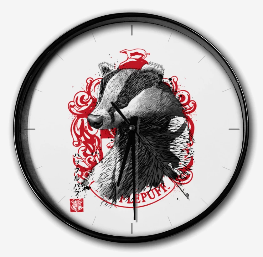 Reloj Blanco de Oso de Hufflepuff