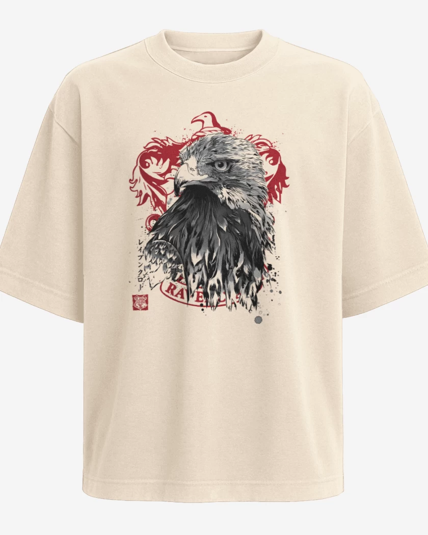 Polera Oversize Cuervo de Ravenclaw