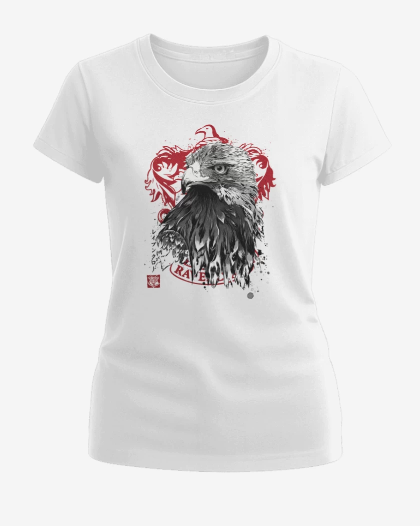 Polera de Mujer Blanco de Cuervo de Ravenclaw