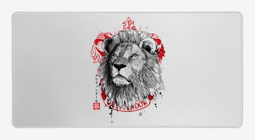 Mouse pad Gamer León de Gryffindor