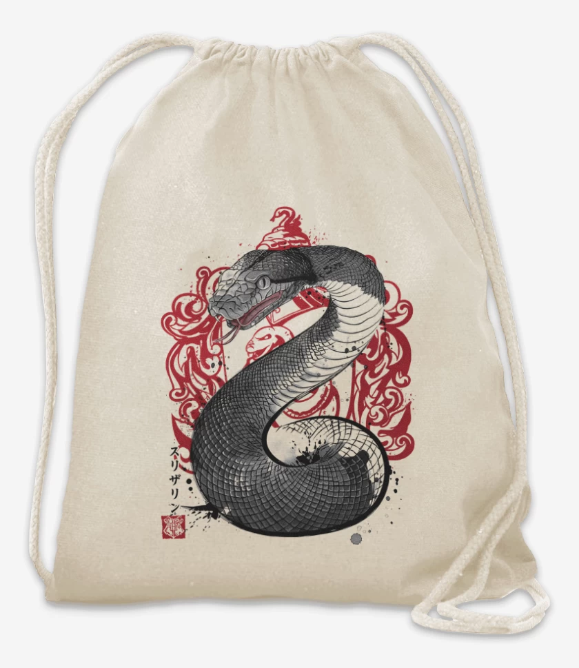 Mochila Blanco de Serpiente de Slytherin