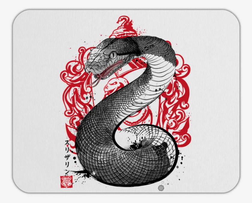Mousepad Serpiente de Slytherin