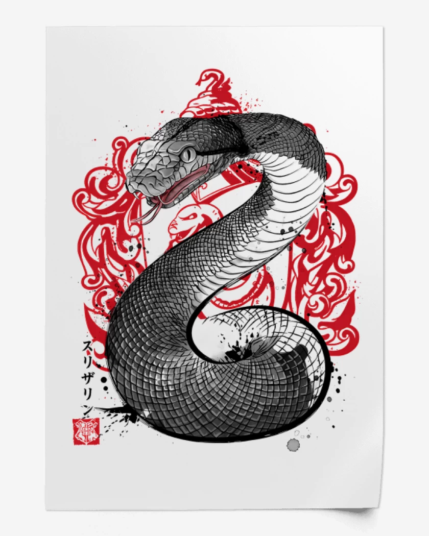 Print Serpiente de Slytherin
