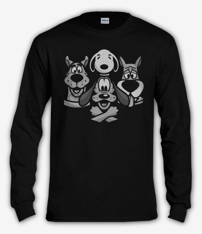Polera manga larga Negro de Rapsodia Perruna