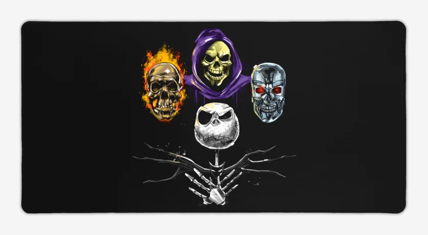 Mouse pad Gamer Negro de Skull Rhapsody