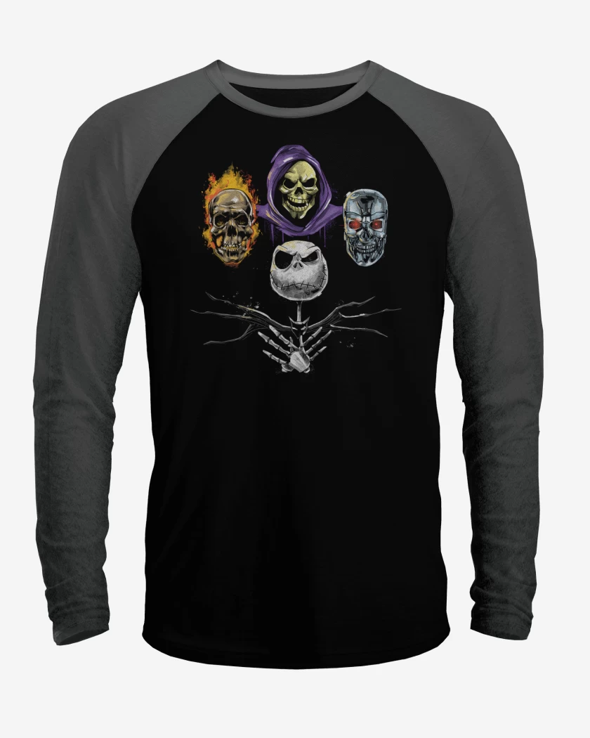 Polera Raglan Skull Rhapsody