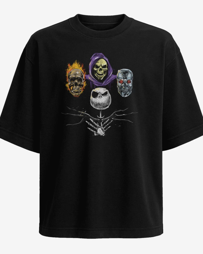 Polera Oversize Skull Rhapsody