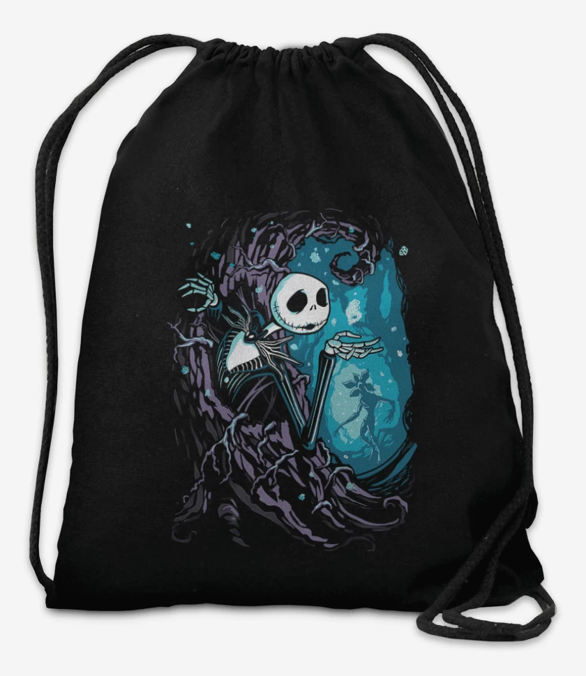Mochila Negro de Upside Down Town