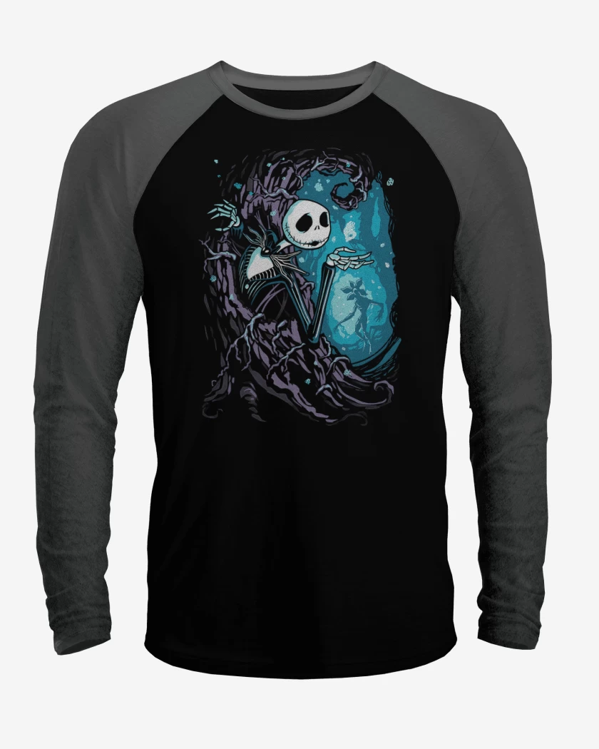 Polera Raglan Upside Down Town