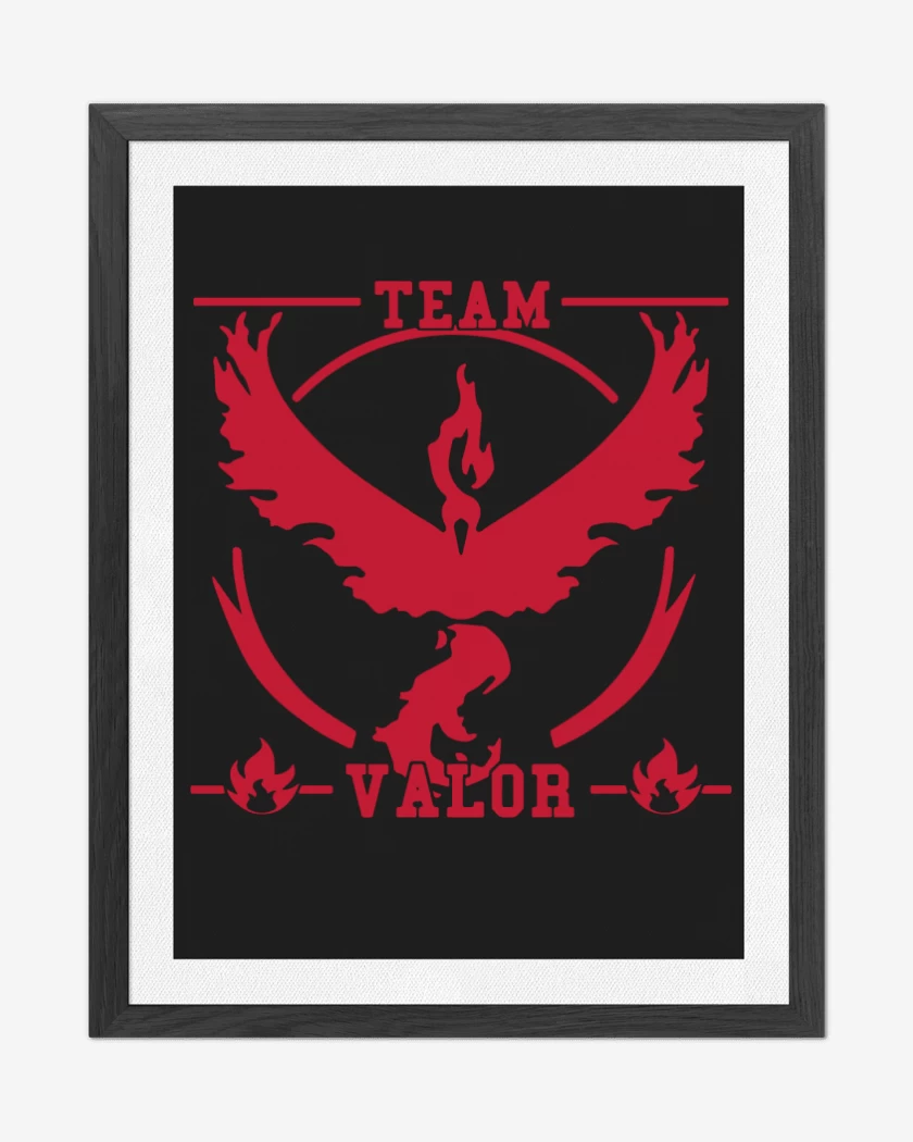 Cuadro decorativo Negro de Team Valor