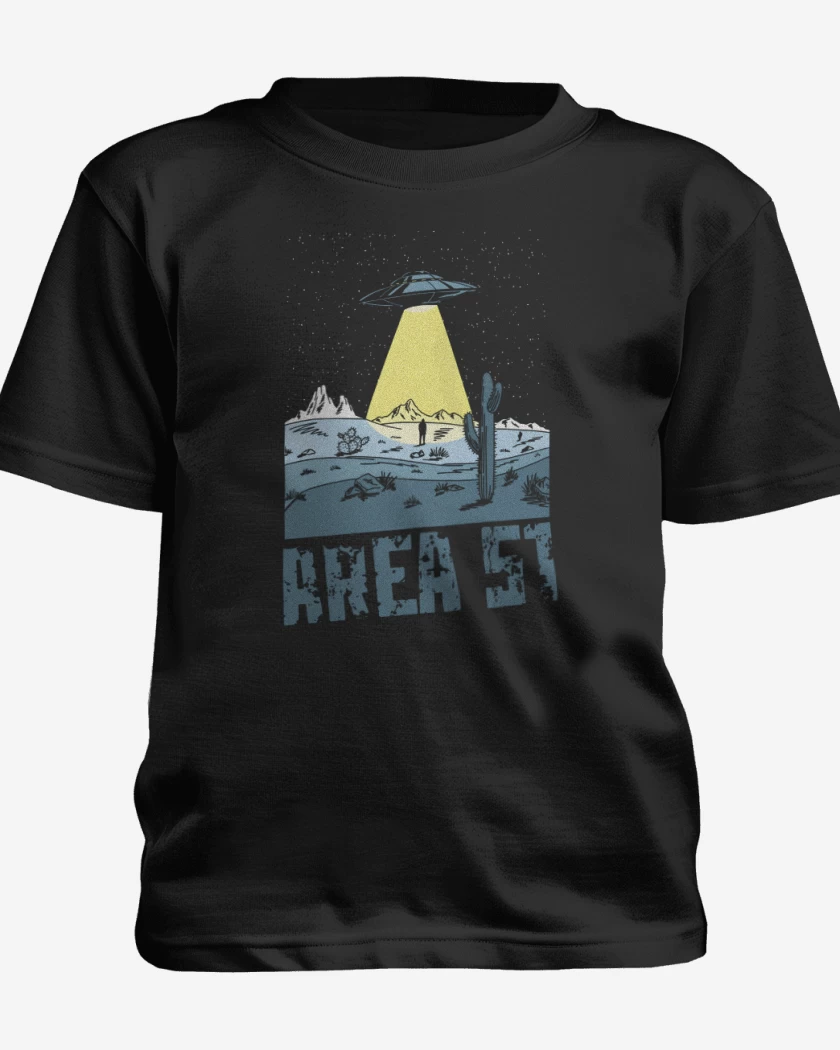 Polera de niño Negro de Area 51