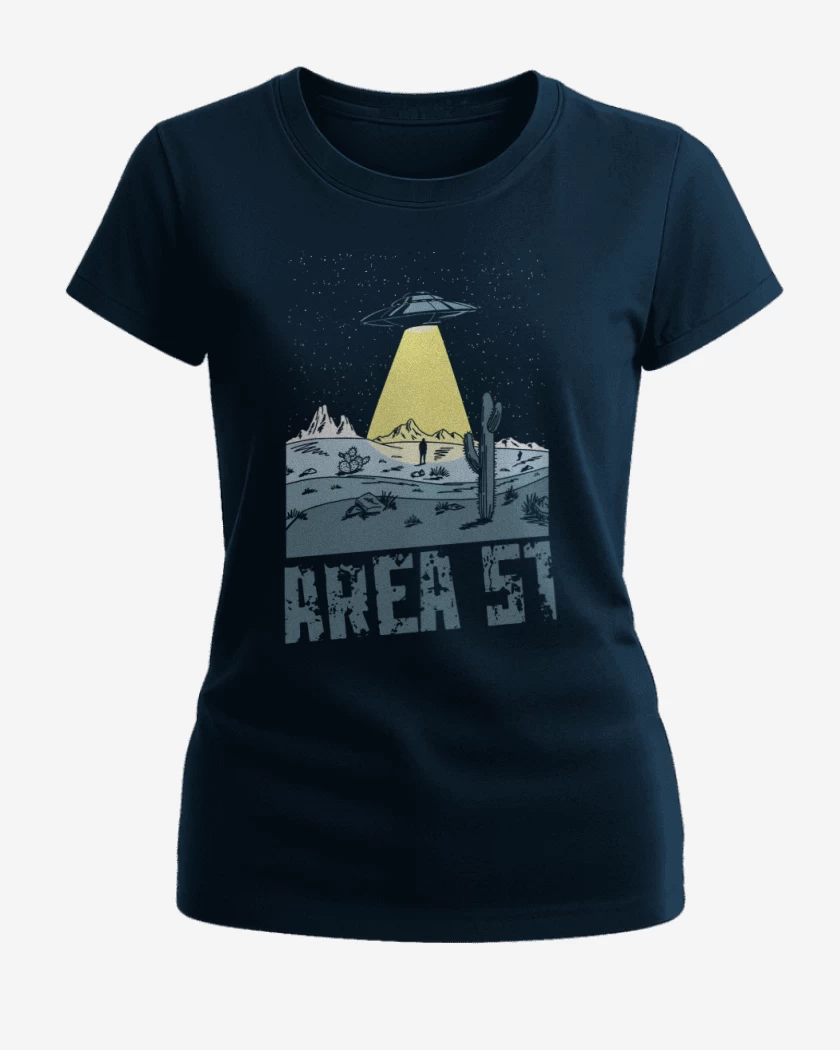 Polera de Mujer Azul Marino de Area 51