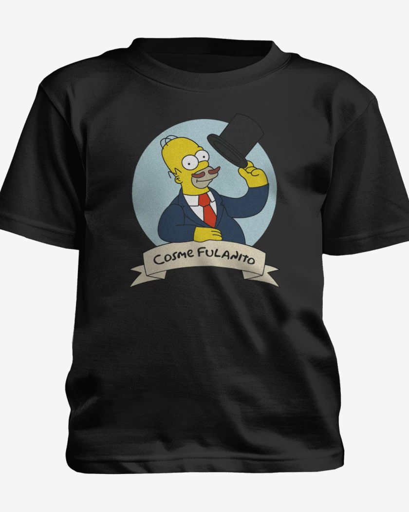 Polera de niño Negro de Cosme Fulanito