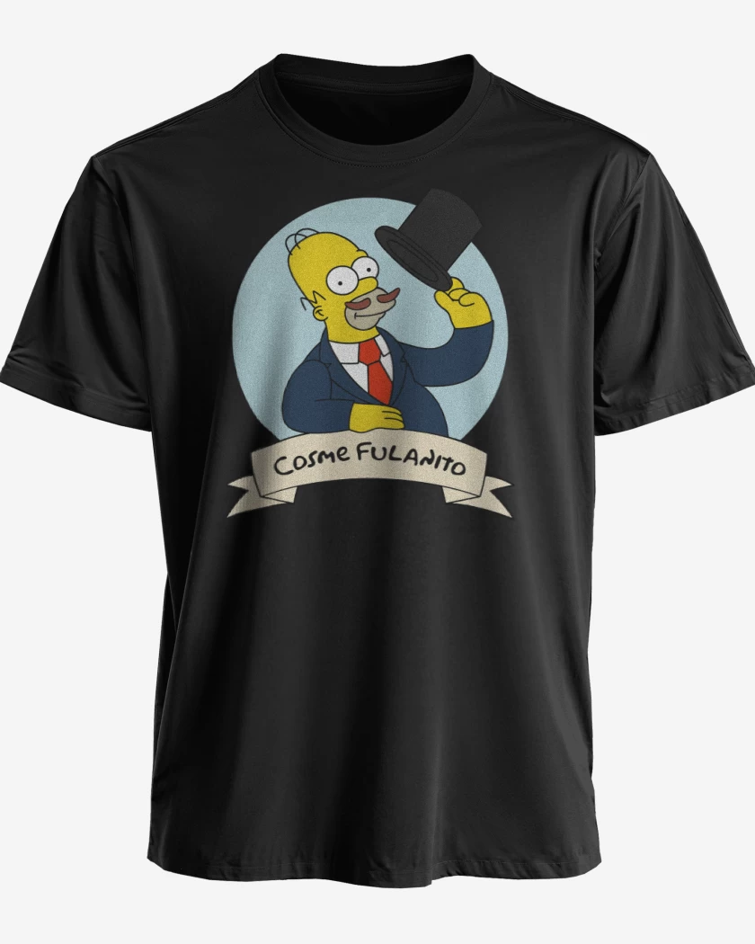 Polera premium Negro de Cosme Fulanito