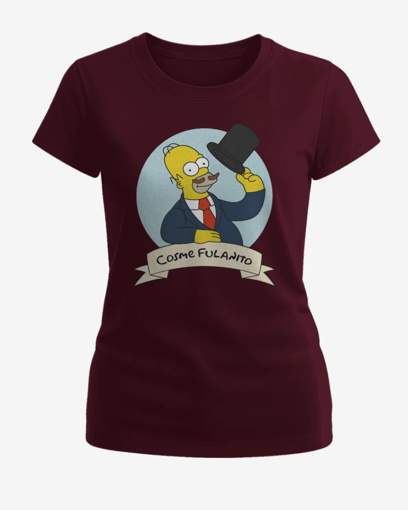 Polera de Mujer Burdeo de Cosme Fulanito