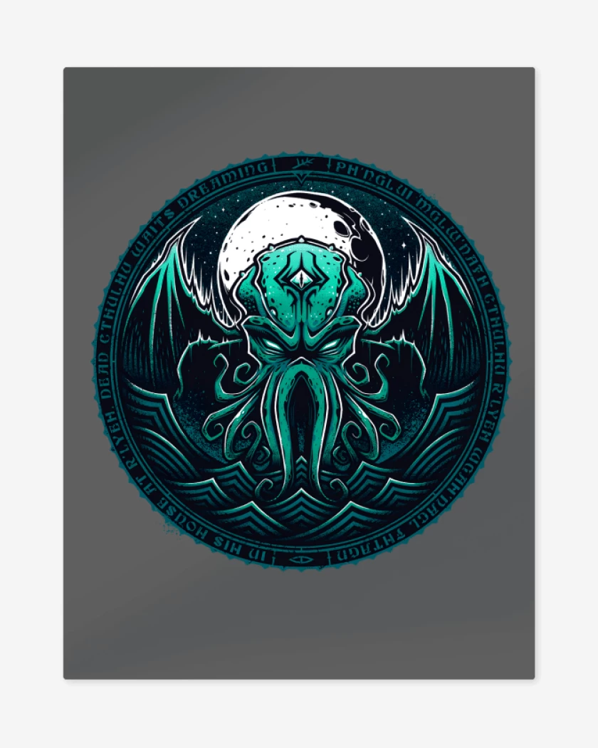 Print metalico Carbon de Dead Cthulhu