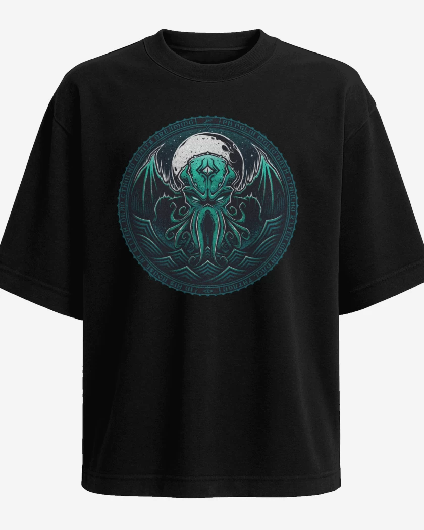 Polera Oversize Dead Cthulhu