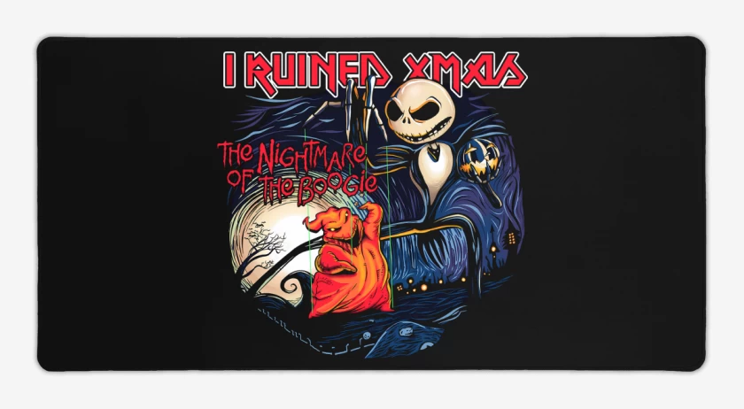 Mouse pad Gamer Negro de The Nightmare of the Boogie
