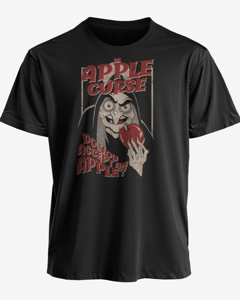 Polera premium Negro de La Maldición de la Manzana