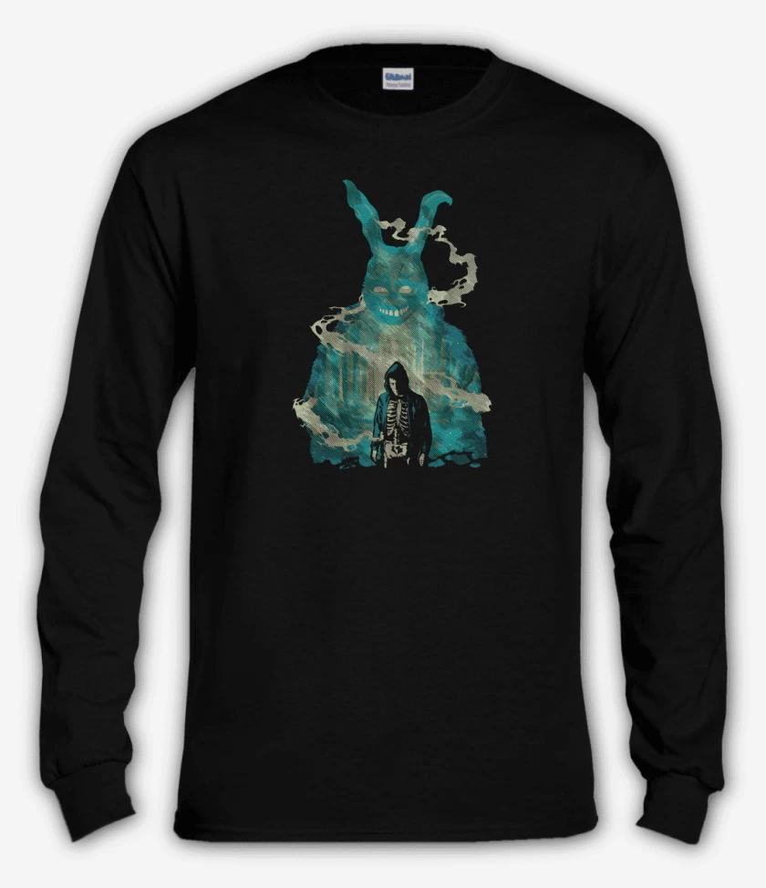 Polera manga larga Negro de Donnie Darko