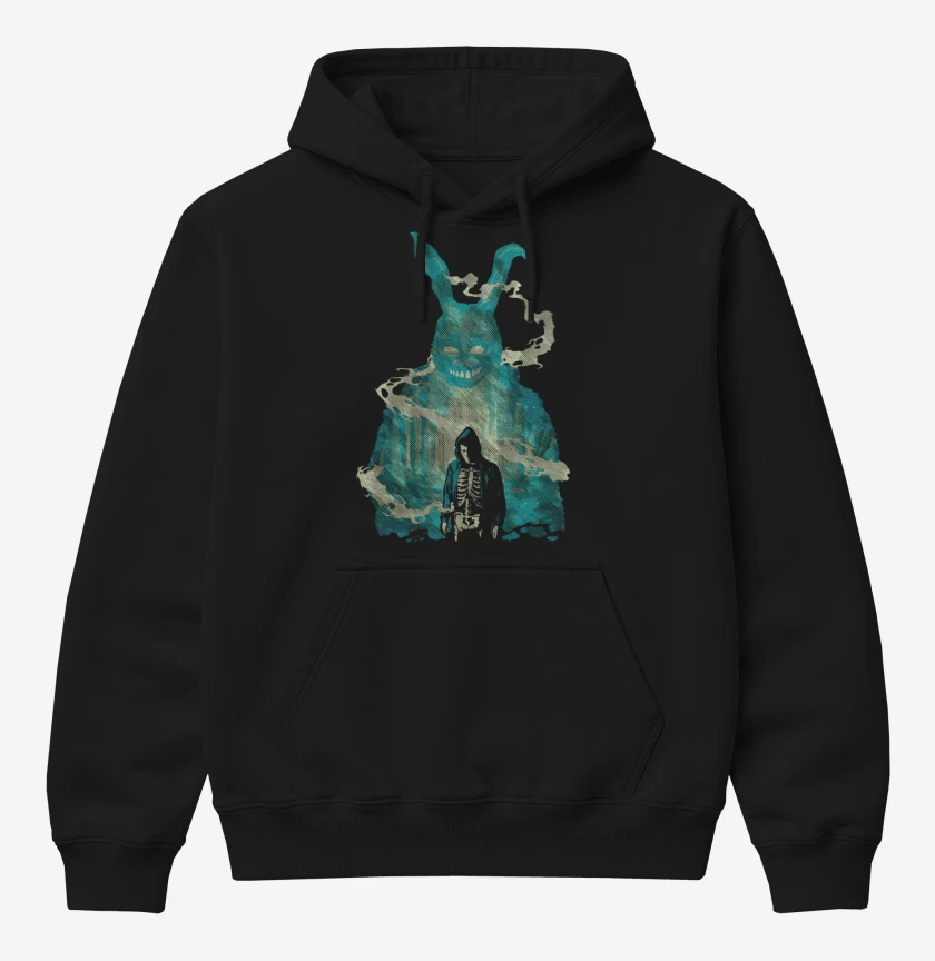 Poleron Canguro básico Negro de Donnie Darko