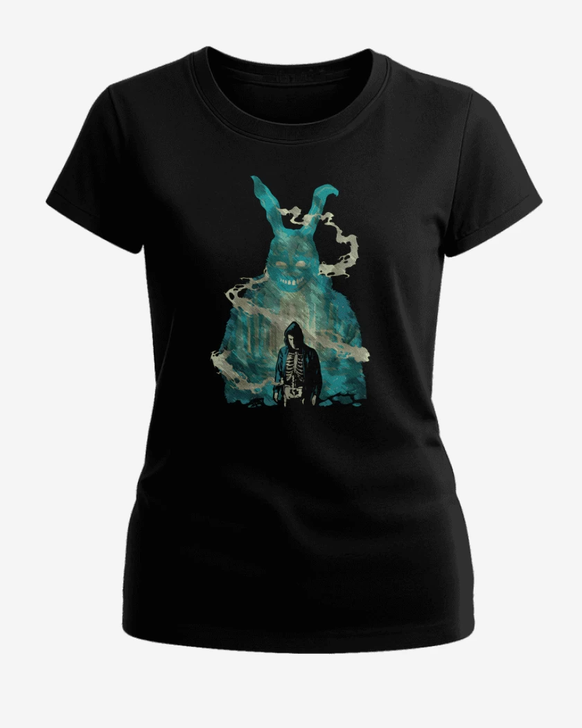 Polera de Mujer Negro de Donnie Darko
