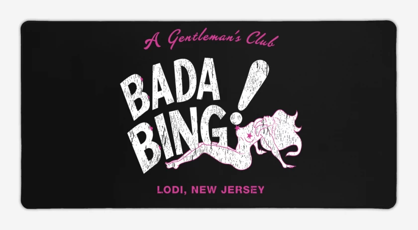 Mouse pad Gamer Negro de Bada bing