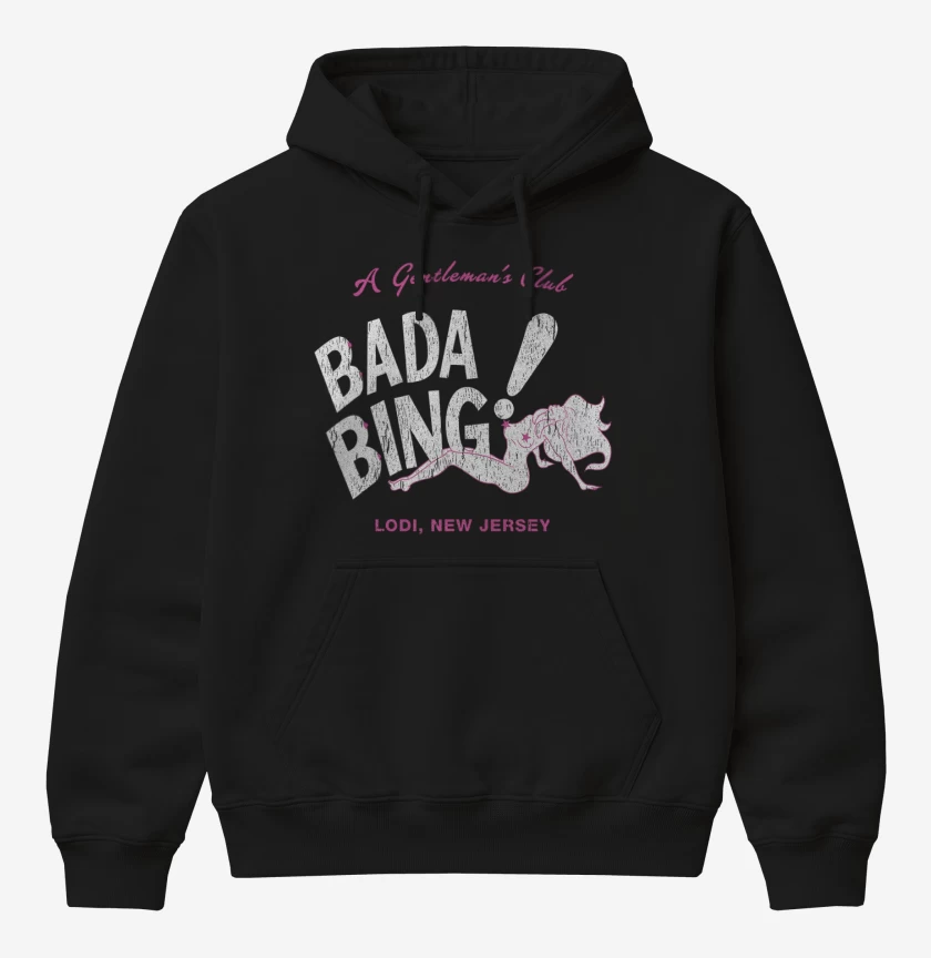 Poleron Canguro básico Negro de Bada bing